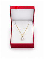 Assorted Color Cardboard Pendant Gift Box with Soft Flocked Foam Insert