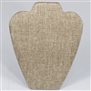 CD-6704N-N3 Burlap  Necklace Display Stand