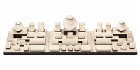 CJ-006/CB CHOCOLATE/BEIGE DISPLAY SET