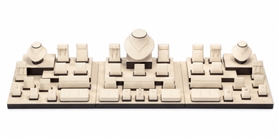 CJ-006/CB CHOCOLATE/BEIGE DISPLAY SET