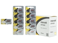 Maxell CR1620 3V Lithium Coin Battery 5-Pack Blister