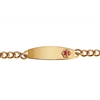DTJ-36N Mens Ion Gold Plate ID