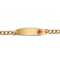 DTJ-36N Mens Ion Gold Plate ID