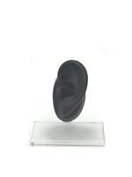 E-659(BK) Soft Black Silicone Ear Jewelry Display