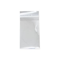 2" x 3" EN411 Ultra Clear OPP Bags with Self-Adhesive Seal