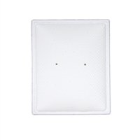 White Vinyl Earring Puff Pad