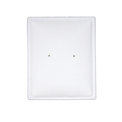 White Vinyl Earring Puff Pad