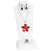 F9-18(W) Tall Combination Necklace, Earring, and Ring Display Stand