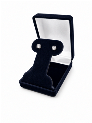 Black Velvet T-Earring Jewelry Box