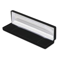 FR6B/BK Black  Flocked Bracelet/ Watch Box.