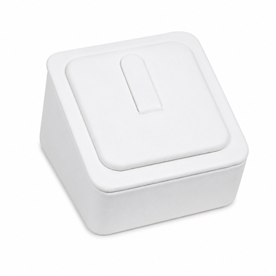 GR44/W  White  Wedge Stands with Ring Clip
