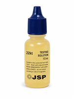JSP 22KT Gold Testing Solution 1/2 oz Shatterproof Bottle