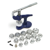 TJ9600 Watch Case Press Tool with Aluminum Dies Set â€“ Professional Watch Repair Kit