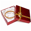 Hologram Bracelet and Watch Gift Box in Assorted Colors with Gold Bow