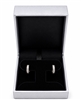 LC13-S Diana Silver Leatherette Earring T-Bar Box with Black Velvet Insert