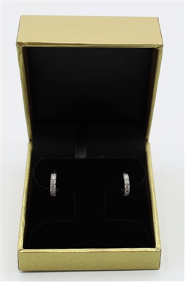 LC13G GOLD/BLACK EARRING T BOX