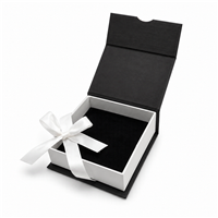 MRP31(BK) Black Magnetic Ribbon Pendant Gift Box
