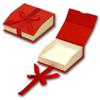 MRP31(RED) Red Magnetic Ribbon Pendant Gift Box