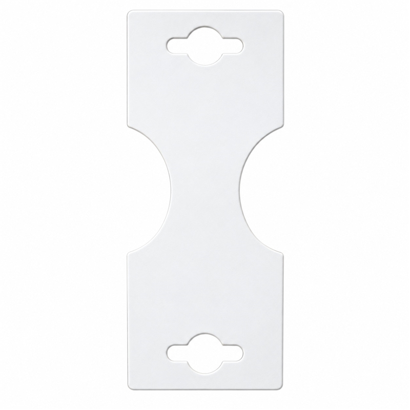 NC-0001 white necklace and bracelet display card