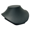 Black Leather Necklace Bust Display 3 3/4 Inch High