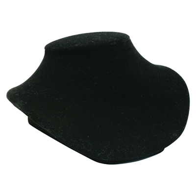 Black Velvet Necklace Bust Display for Jewelry