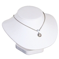 ND201/ WH White Low Necklace Bust