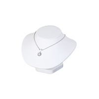 ND204L (WH) White  Low Necklace Bust