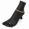 PB22(BK) Black Toe Ring / Ankle Bracelet Display