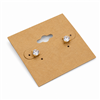 Kraft Earring Display Card for One Pair of Earrings