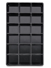 PC18/BK  Black Heavy-Duty Stackable Tray (light-Weight)