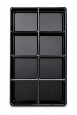 PC8/BK  Black  Heavy-Duty Stackable Tray (light-Weight)