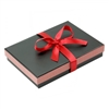 PD51R/BK Striped-Large-Necklace-Box Red/Black