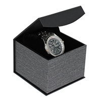 PMW2-M23 Deluxe Metallic Mesh Grey Magnetic Box
