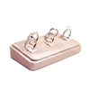 RD-0575-S50 Champagne Pink Leatherette Ring Display.