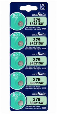 SR521SW / 379 Sony Silver Oxide Watch Battery