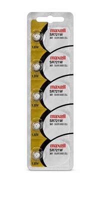 Maxell 361 SR721W 1.55V Silver Oxide Watch Battery
