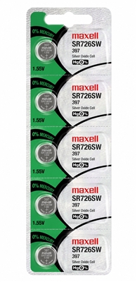 SR726SW Batteries 397 MAXELL