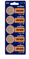 Sony/ muRata CR1620 3V Lithium Coin Cell Battery