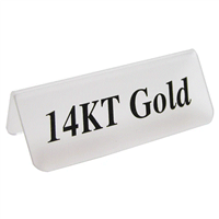 TA-603 FROSTED SING  "14KT GOLD"