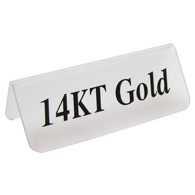 TA-603 FROSTED SING  "14KT GOLD"