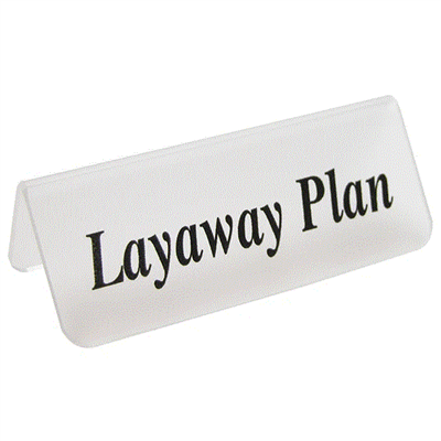 TA-663  Frosted Plastic Sign
