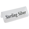TA-803 Frosted Sign "Sterling Silver"