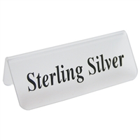 TA-803 Frosted Sign "Sterling Silver"