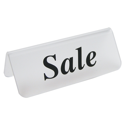 TA-823  Frosted Plastic Sign (SALE)