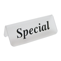 TA-833  Frosted Plastic Sign