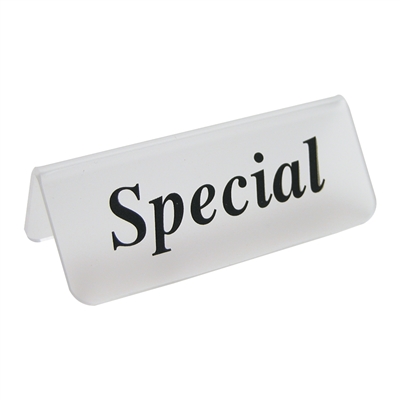 TA-833  Frosted Plastic Sign