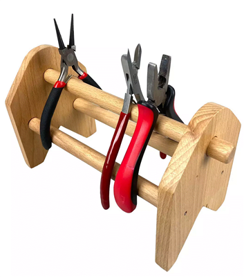 TJ10585 WOODEN PLIER RACK