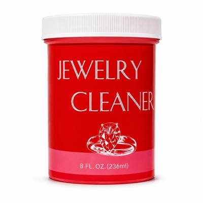US150 Home Jewelry Cleaner Red 8 oz with Basket and Brush